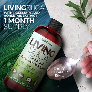 Foto 6 | Foto 6 | Suplemento de Colágeno Orgono Living Silica a Base de Plantas 500 ml - Venta Internacional