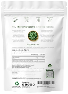 Foto 2 | Foto 2 | Suplemento Microingredientes de Clorella Orgánica 720 Tabletas - Venta Internacional