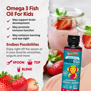 Foto 3 | Foto 3 | Suplemento Omega 3 de Barlean's Omega Pals para Niños 240 ml - Venta Internacional
