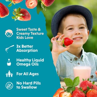 Foto 4 | Foto 4 | Suplemento Omega 3 de Barlean's Omega Pals para Niños 240 ml - Venta Internacional