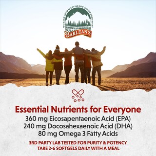 Foto 5 | Foto 5 | Suplementos de Aceite De Pescado Omega 3 De Barlean 600 Mg Cápsulas Blandas 250 Unidades - Venta Internacional