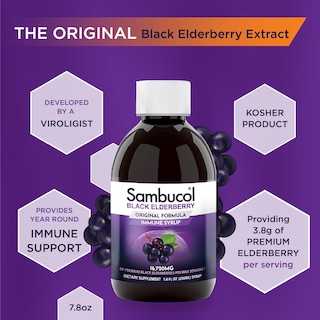 Foto 3 | Foto 3 | Sirope Sambucol Sambucus de Saúco Negro 230 Ml, Paquete de 2 - Venta Internacional