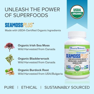 Foto 2 | Foto 2 | Suplemento Power By Naturals Sea Moss Plus 60 Cápsulas - Venta Internacional