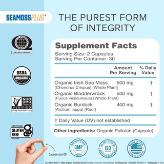 Foto 3 | Foto 3 | Suplemento Power By Naturals Sea Moss Plus 60 Cápsulas - Venta Internacional