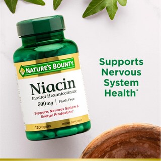 Foto 4 | Foto 4 | Suplemento de Niacina Nature's Bounty 500 mg Sin Rubor 120 Cápsulas - Venta Internacional