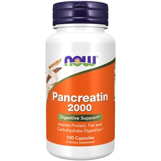 Foto 1 | Foto 1 | Suplemento Now Pancreatin 200 Mg 100 Cápsulas - Venta Internacional