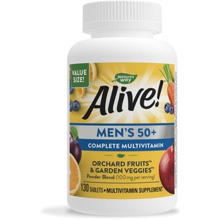Foto 1 | Foto 1 | Multivitamínico Nature's Way Alive! 130 Comprimidos Completos para Hombres Mayores De 50 Años - Venta Internacional