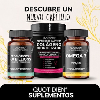 Foto 7 | Foto 7 | Suplemento Alimenticio Omega 3 Aceite De Pescado Quotidien 60 Cápsulas
