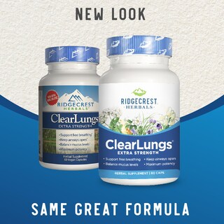 Foto 5 | Foto 5 | Suplemento Ridgecrest Herbals Clearlungs Extra Strength 60 Cápsulas - Venta Internacional