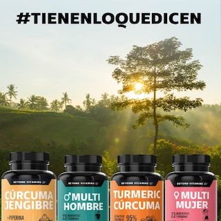 Foto 5 | Foto 5 | Suplemento Alimenticio Beyond Vitamins Cúrcuma, Jengibre Con Pimienta Negra 60 Cápsulas