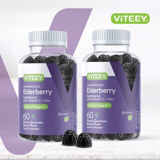 Foto 2 | Foto 2 | Complemente Las Gomitas de Saúco Viteey Sambucus con Zinc y Vitamina C - Venta Internacional