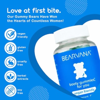 Foto 5 | Foto 5 | Gomitas Bearvana Bum Support 60 Unidades para Mujer - Venta Internacional