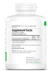 Foto 3 | Foto 3 | Suplemento Kyolic Extracto de Ajo Envejecido Fórmula 100 con 300 Cápsulas - Venta Internacional