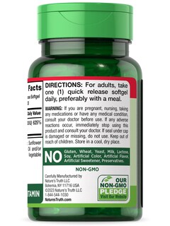 Foto 7 | Foto 7 | Suplemento de Vitamina D3 Nature's Truth 5000 Ui 130 Cápsulas Blandas - Venta Internacional