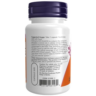 Foto 3 | Foto 3 | Suplemento Now Coq10 60 mg 60 Cápsulas - Venta Internacional