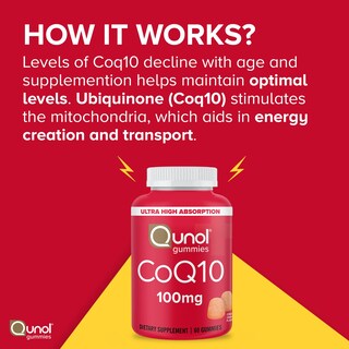 Foto 3 | Foto 3 | Suplementos de Gomitas Qunol Coq10 de 100 mg para el Corazón - Venta Internacional