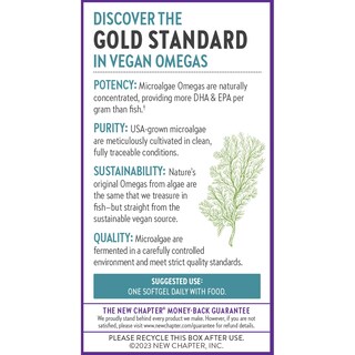 Foto 7 | Foto 7 | Suplemento New Chapter Vegan Prenatal Dha Epa Dpa 30 Cápsulas Blandas - Venta Internacional
