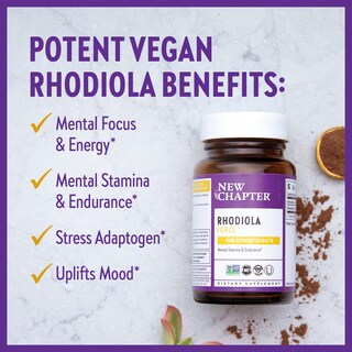 Foto 3 | Foto 3 | Suplemento New Chapter Rhodiola Force 300 Mg 30 Cápsulas Veganas - Venta Internacional