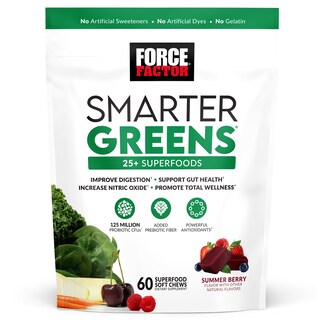 Foto 1 | Foto 1 | Suplemento Force Factor Smarter Greens 60 Tabletas-Venta Internacional
