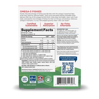 Foto 3 | Foto 3 | Suplemento Nordic Naturals Nordic Omega-3 Fishies 36 Porciones - Venta Internacional