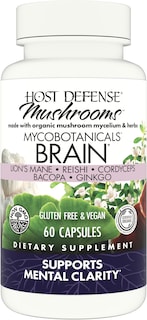 Foto 1 | Foto 1 | Suplemento Host Defense Mycobotanicals Brain 60 Cápsulas - Venta Internacional.