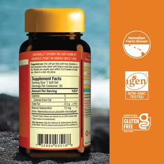 Foto 2 | Foto 2 | Suplemento Nutrex Hawaii Bioastin de Astaxantina Hawaiana 12 Mg - Venta Internacional