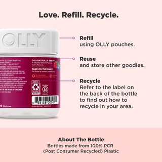 Foto 5 | Foto 5 | Gomitas Multivitamínicas Olly Vitaminas A + D + C + E + Biotina para Mujeres - Venta Internacional