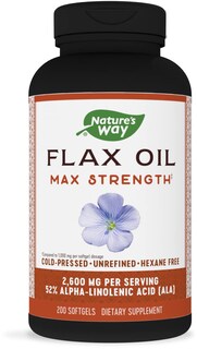 Foto 1 | Foto 1 | Suplemento de Aceite de Lino Nature's Way Max Strength 200 Cápsulas Blandas - Venta Internacional