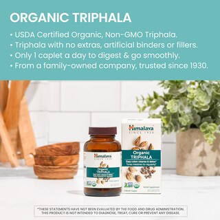 Foto 3 | Foto 3 | Suplemento Himalaya Organic Triphala 688 Mg 90 Comprimidos - Venta Internacional