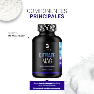 Foto 3 | Foto 3 | Suplemento Alimenticio B Life Citrato de Magnesio 120 Cápsulas
