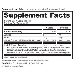 Foto 2 | Foto 2 | Péptidos de Colágeno en Polvo Ancient Nutrition Vanilla 8.9 Oz - Venta Internacional