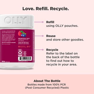 Foto 5 | Foto 5 | Suplemento Multivitamínico Olly para Mujeres 130 Gomitas - Venta Internacional