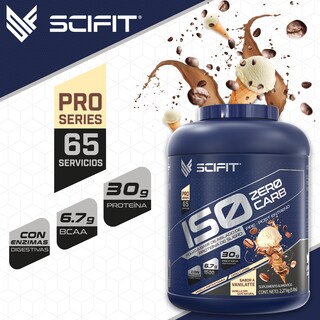 Foto 3 | Foto 3 | Proteína Scifit IS0 Zero Carb Sabor a Vanilatte 65 Porciones