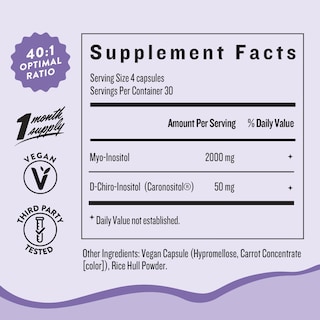Foto 3 | Foto 3 | Suplemento Legendairy Milk Pure Inositol Myo & D-chiro 30 Cápsulas - Venta Internacional