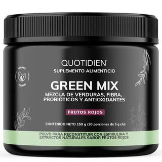 Foto 1 | Foto 1 | Suplemento Alimenticio Quotidien Green Mix Té Matcha, Clorofila, Enzimas Digestivas, Probióticos Bloom 150g