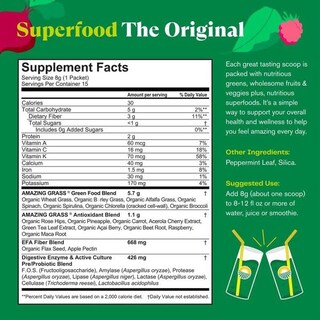 Foto 2 | Foto 2 | Superfood Powder Amazing Grass Greens Original 15 Porciones - Venta Internacional