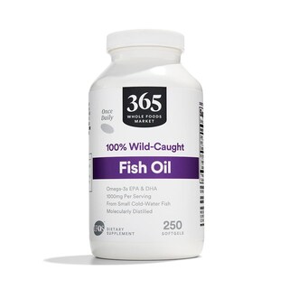 Foto 1 | Foto 1 | Aceite De Pescado Supplement 365 De Whole Foods Market 1000 Mg 250 Cápsulas Blandas - Venta Internacional