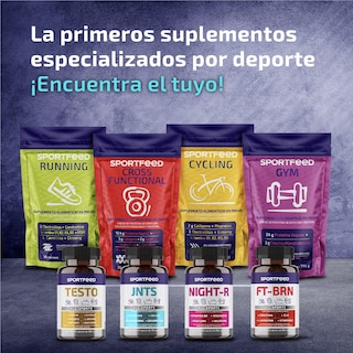 Foto 7 | Foto 7 | Suplemento Alimenticio Sportfeed JNTS 90 Cápsulas