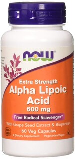 Foto 1 | Foto 1 | Ácido Alfa Lipoico de Supplement Now Foods 600 mg Cápsulas Virtuales 60 Unidades - Venta Internacional