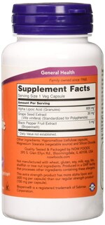 Foto 3 | Foto 3 | Ácido Alfa Lipoico de Supplement Now Foods 600 mg Cápsulas Virtuales 60 Unidades - Venta Internacional