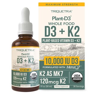 Foto 1 | Foto 1 | Suplemento Triquetra Health Organic Plant D3 + K2 10.000 Ui - Venta Internacional