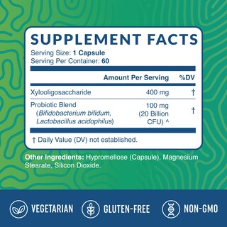 Foto 6 | Foto 6 | Suplemento Probiótico y Prebiótico Mav Nutrition 60 Cápsulas - Venta Internacional