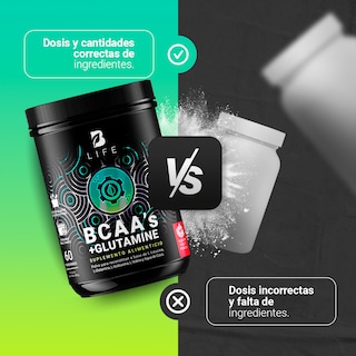 Foto 5 | Foto 5 | Suplemento Alimenticio B Life Bcaa's + Glutamine 60 Porciones