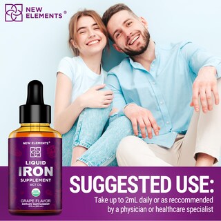 Foto 7 | Foto 7 | Suplemento de Hierro New Elements Organic Liquid 60 Ml - Venta Internacional