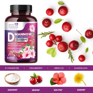 Foto 3 | Foto 3 | Suplemento Health Nutrition Naturals Con D-manosa Y Arándano - Venta Internacional