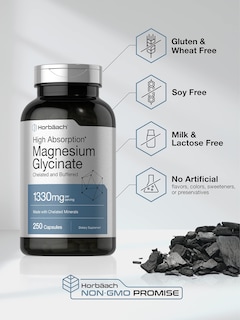 Foto 4 | Foto 4 | Suplemento Horbäach Glicinato de Magnesio Tamponado 1330 mg 250 Cápsulas - Venta Internacional