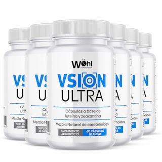 Foto 1 | Foto 1 | Suplemento Vsion Ultra Laboratorios Wöhl Luteina Zeaxantina Pack 6 Frascos