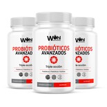 Pack 3 Frascos De Probioticos Avanzados Laboratorios Wöhl Enzimas Digestivas + Probioticos+prebiotico