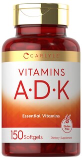 Foto 1 | Foto 1 | Suplemento Carlyle Vitamin ADK 150 Cápsulas Blandas sin OGM sin Gluten - Venta Internacional