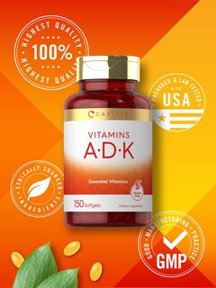 Foto 5 | Foto 5 | Suplemento Carlyle Vitamin ADK 150 Cápsulas Blandas sin OGM sin Gluten - Venta Internacional